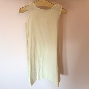 Antique cotton girls slip dress
